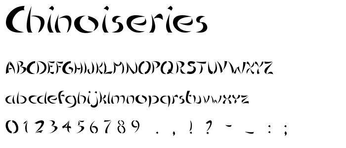 Chinoiseries font