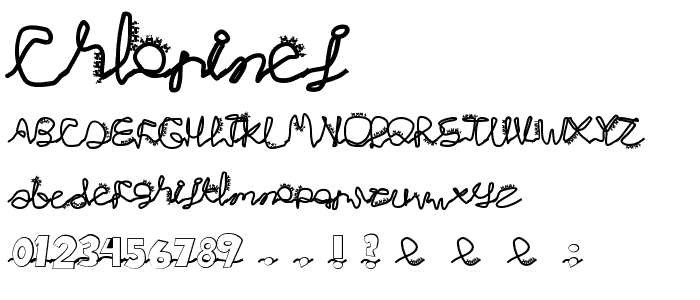 Chlorinej font