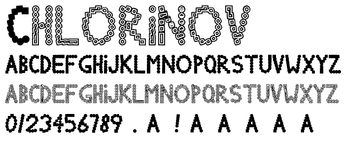 Chlorinov font