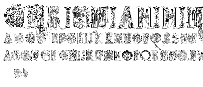 ChristianInitials font