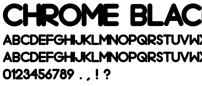 Chrome Black Normal police