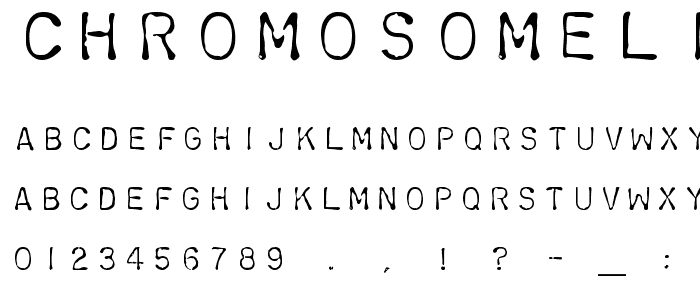 ChromosomeLight font