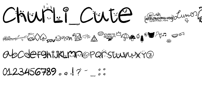 Churli_Cute font