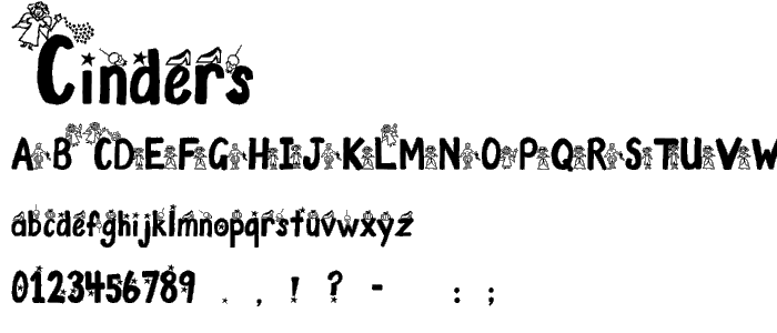 Cinders font