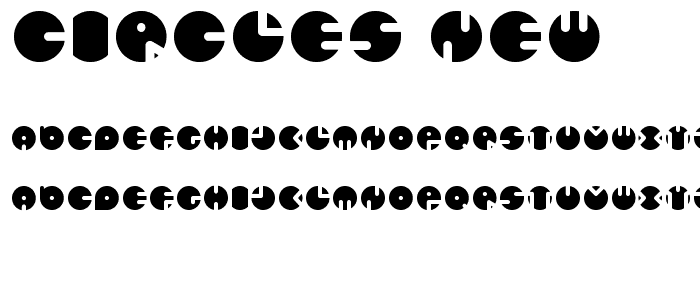 Circles_New font