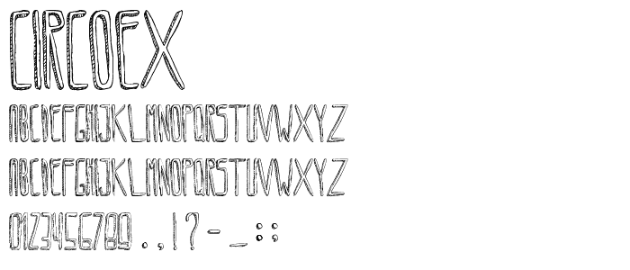 Circoex font