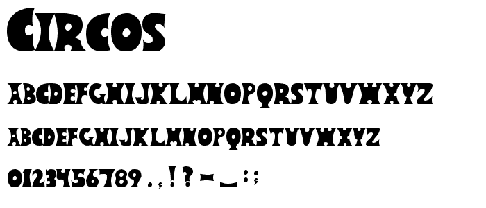 Circos font