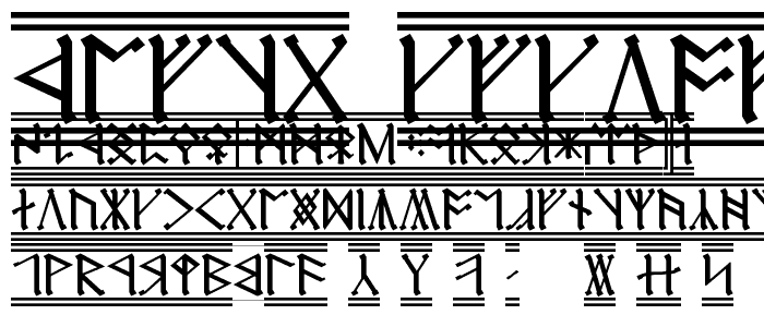 Cirth Erebor 2 font