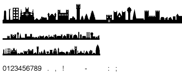 Cityscape font