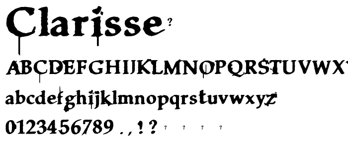 Clarisse  font