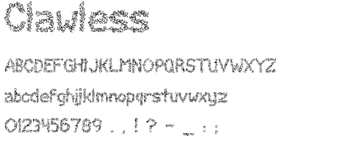 Clawless font