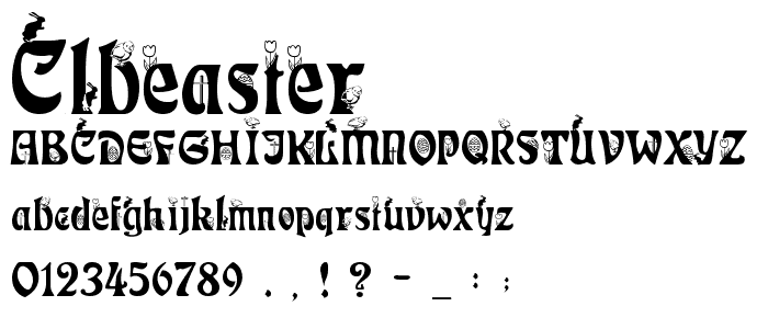 ClbEaster font