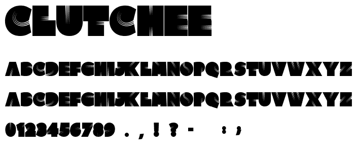 Clutchee font