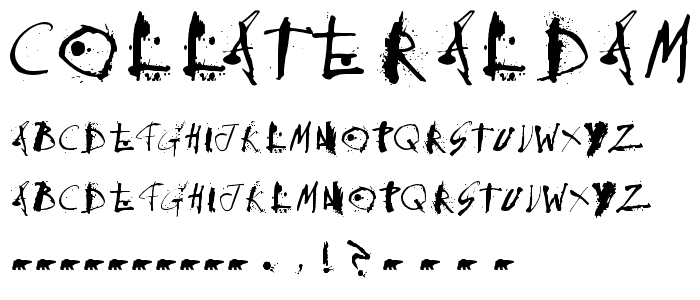CollateralDamage font
