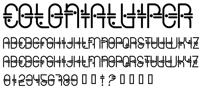ColonialViper font