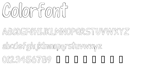 ColorFont font