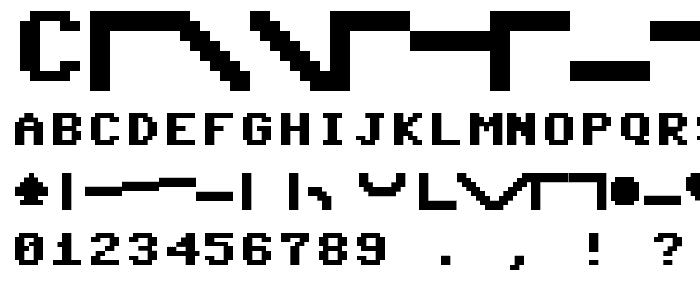CommodoreServer font