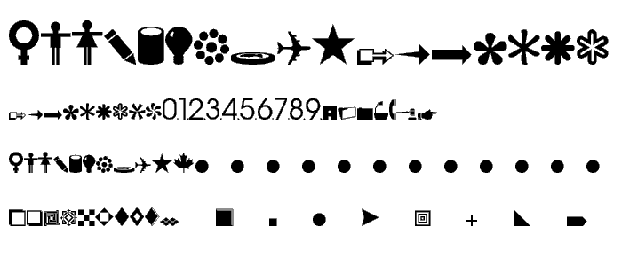 CommonBullets font