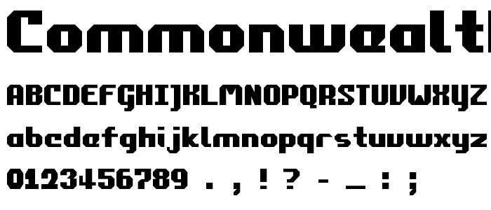 Commonwealth2 font