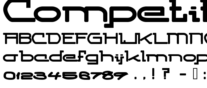Competitor font