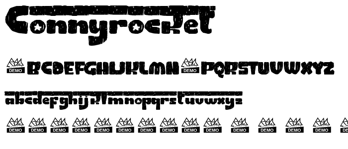 ConnyRocket font