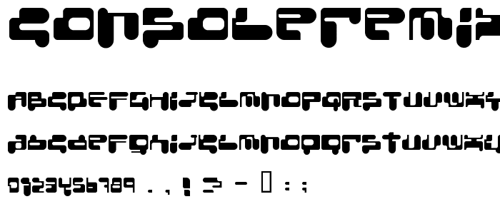 ConsoleRemix font