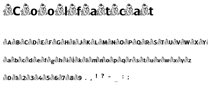 CoolFatCat font