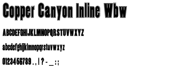Copper Canyon Inline WBW police