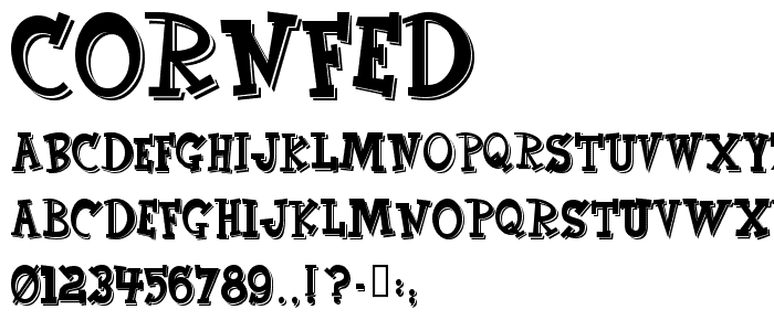 CornFed font