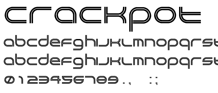 Crackpot font