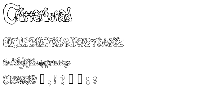 CritterIsRad font