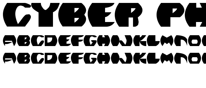 Cyber Phonic font