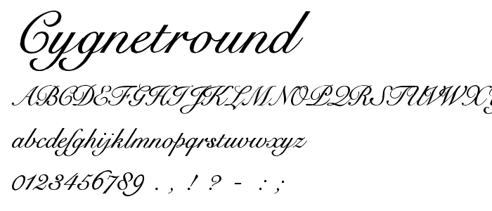 CygnetRound font