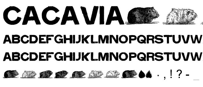 cacavia01 font