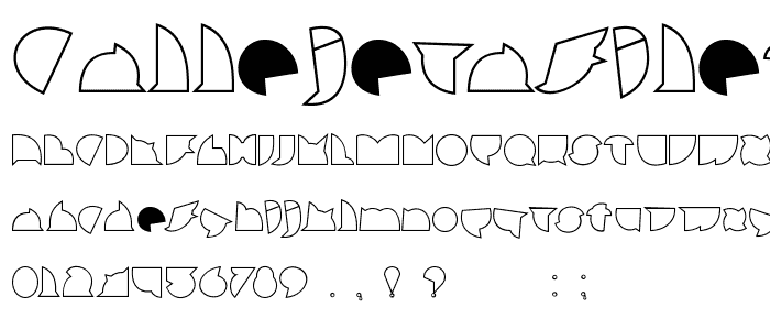 callejerafilete filete font