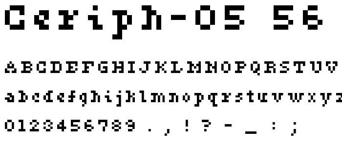 ceriph 05_56 font