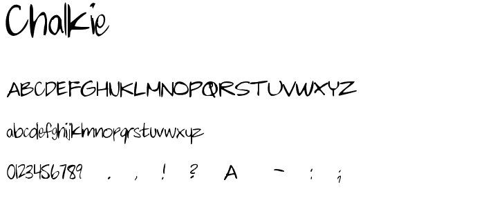 chalkie font