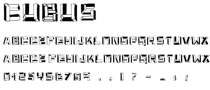 cubus font