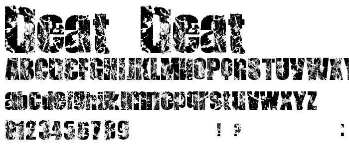 DEAT_DEAT font