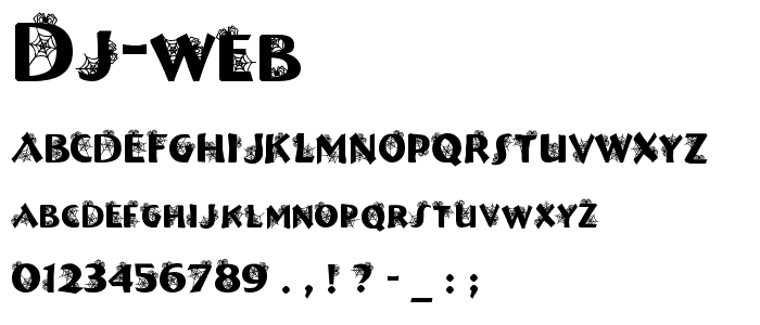 DJ Web font