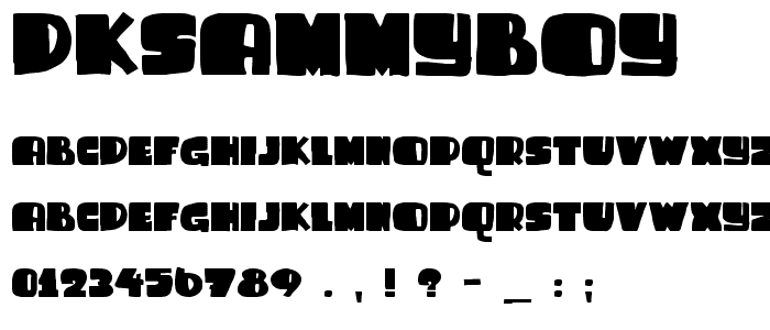 DKSammyBoy font
