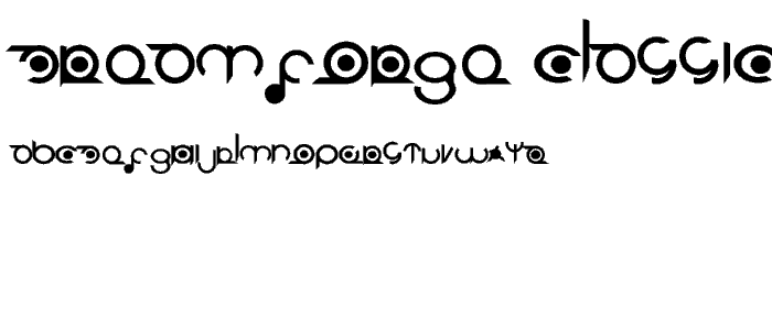 DREAMFORGE classic font