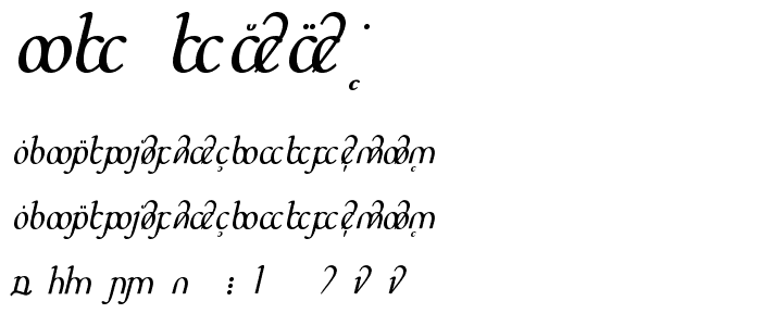 DS_Sinenya font