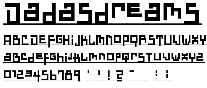DadasDreams font