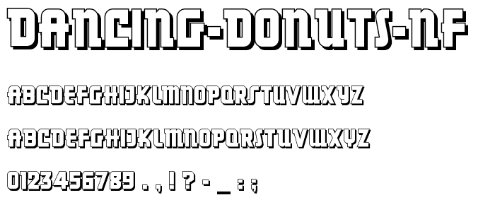 Dancing Donuts NF font