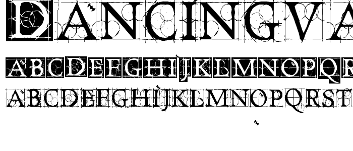 DancingVampyrish font