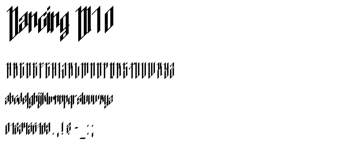 Dancing_DL1_0 font