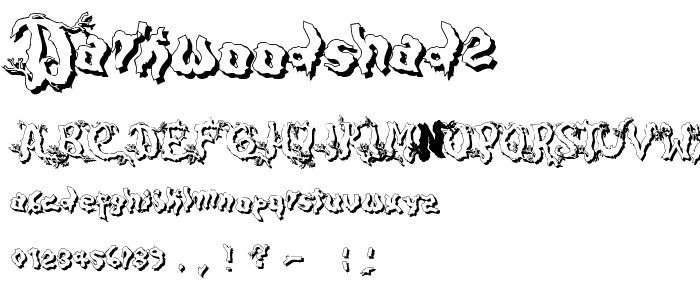 DarkwoodShad2 font