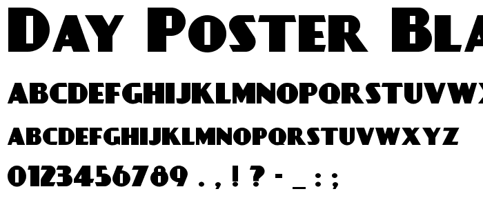 Day Poster Black NF police