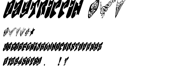 DayTrippin font